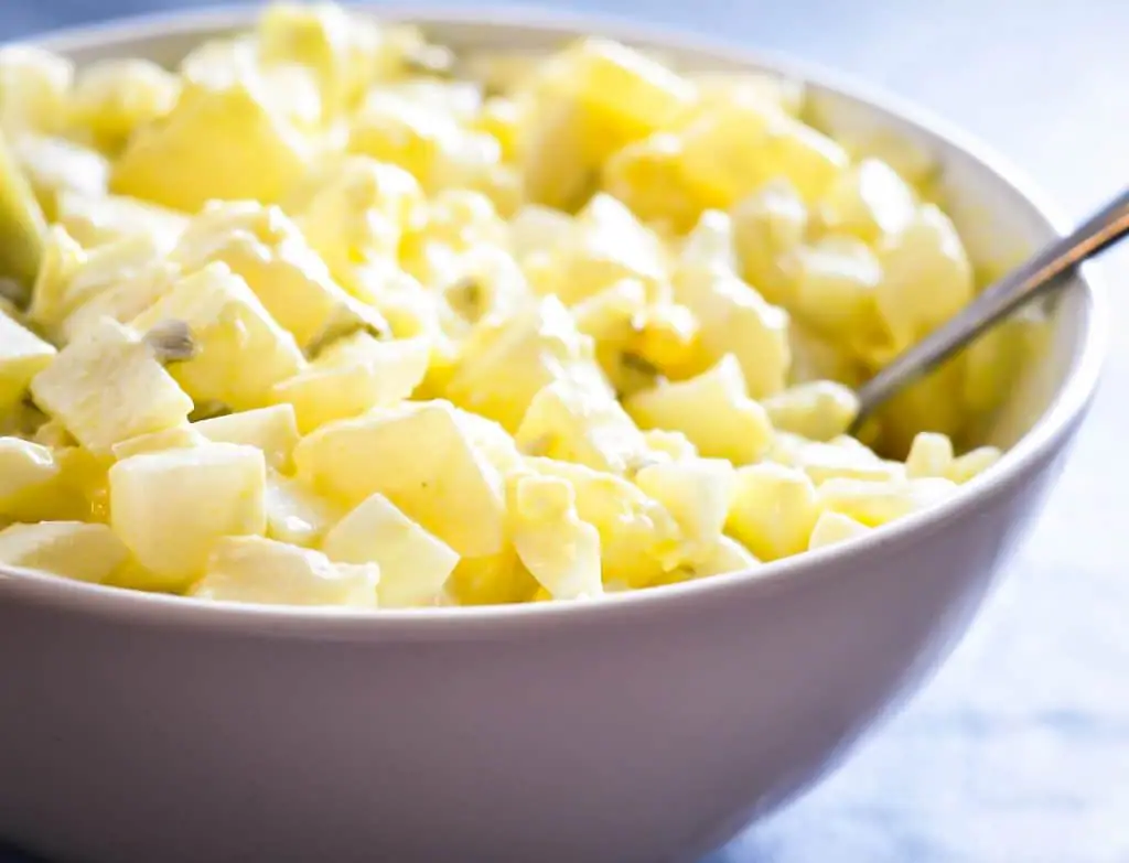 Keto Potato Salad Recipe - Low Carb Turnips instead of High Carb Potato!