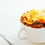 Tomatillo Chili [Pressure Cooker Recipe] | KETOGASM.com #keto #recipes #low-carb #chili #tomatillo #lchf #meal #prep #pressure #cooker #instantpot