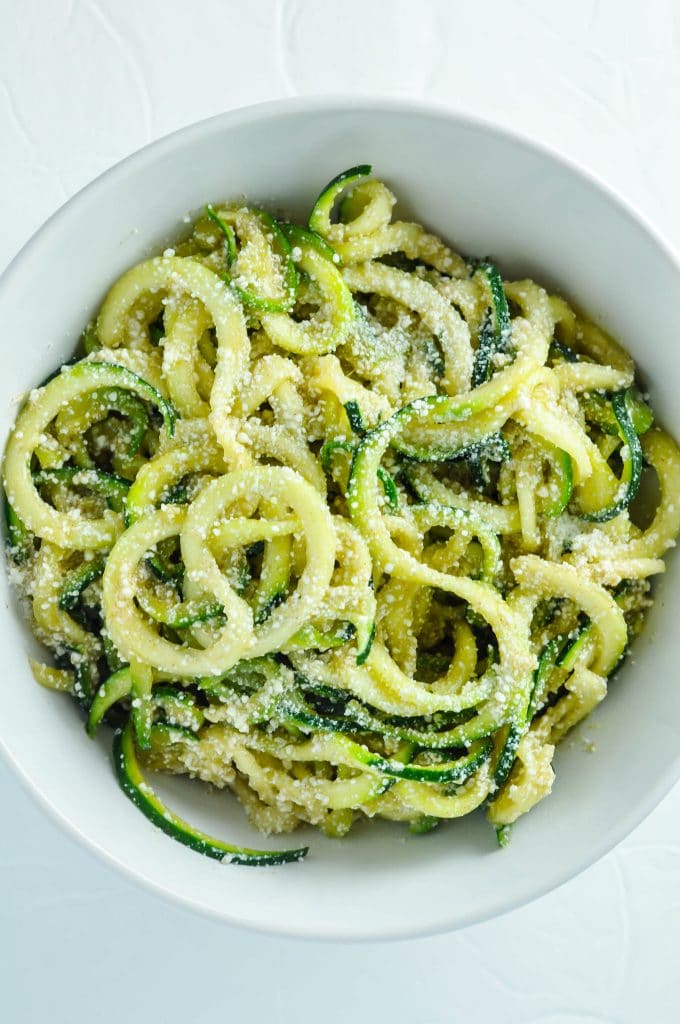 Zucchini Noodles w/ Browned Butter & Mizithra Cheese [Recipe] | KETOGASM #keto #ketogenic #ketosis #diet #recipes #zoodles #atkins #lowcarb #mizithra #cheese #browned #butter #zucchini #noodles #spaghetti #factory