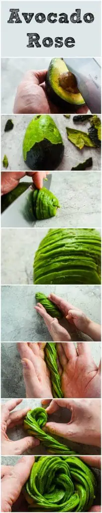 Avocado Rose Tutorial: Step by step guide and video how to make avocado flower