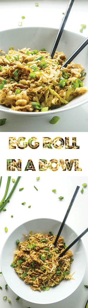Egg roll in a bowl AKA crack slaw! Low Carb & Keto Friendly!