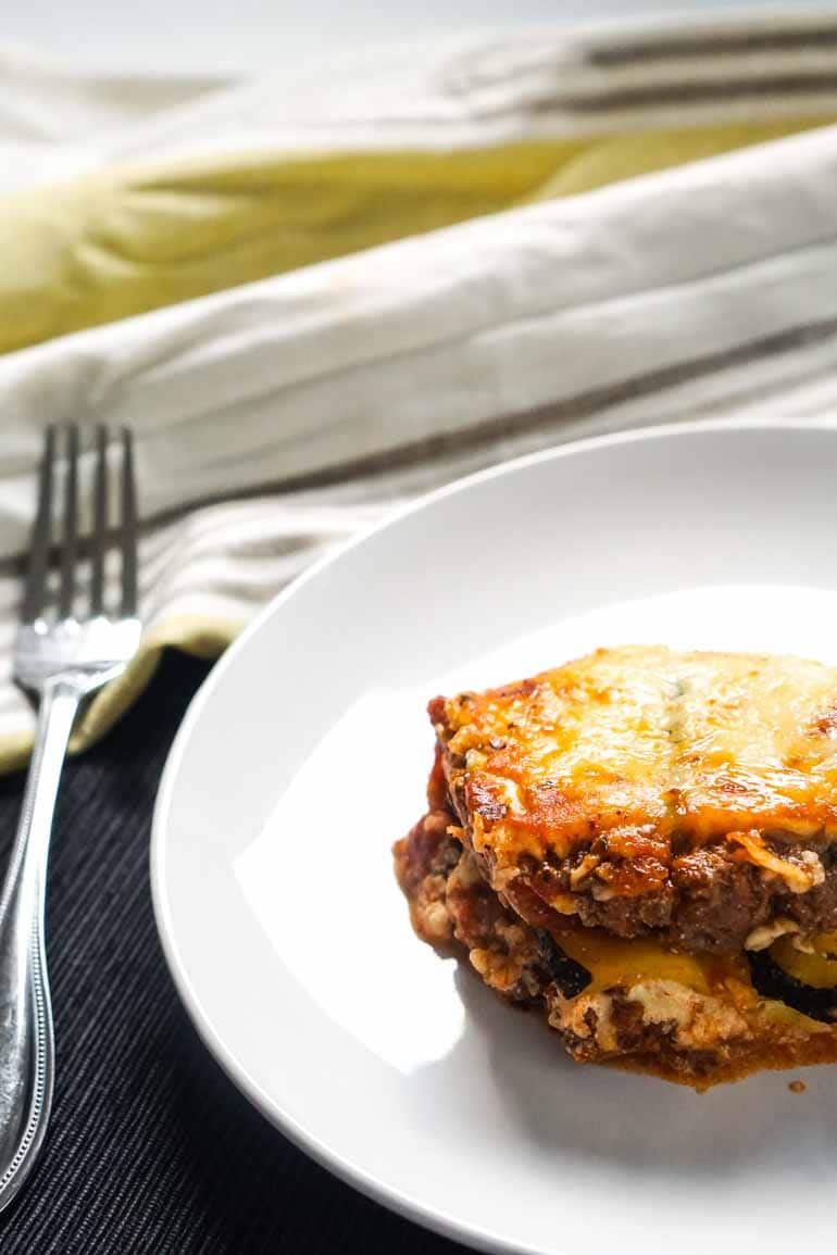 Keto Lasagna Recipe | Zucchini Noodles | Low Carb | Atkins