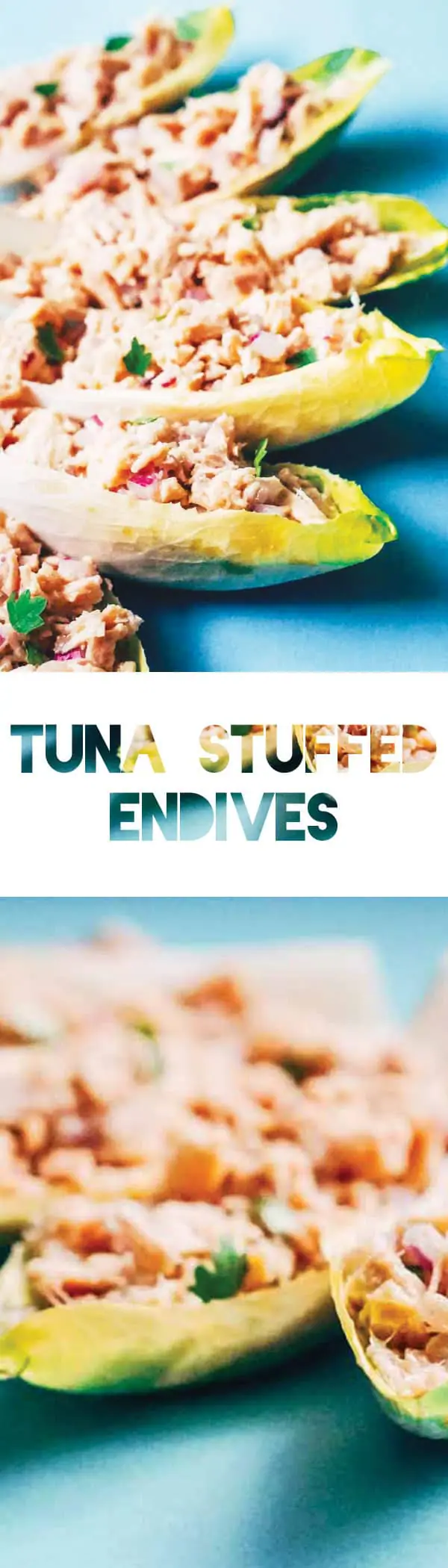 Keto Tuna Stuffed Endives with Avocado Oil Vinaigrette Recipe