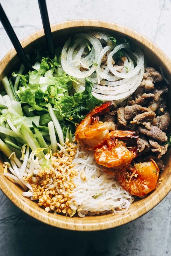Keto Vietnamese Food | Noodle Bowl Salad with Shirataki
