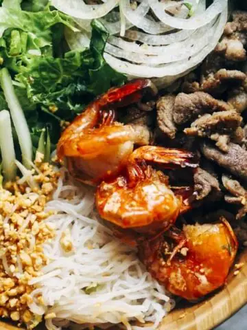 Low Carb Vietnamese Noodle Bowl Salad