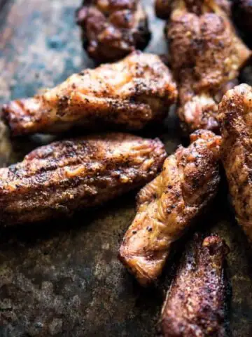 Keto Chicken Wings Recipe Made in Smoker with Sugar-free Dry Rub