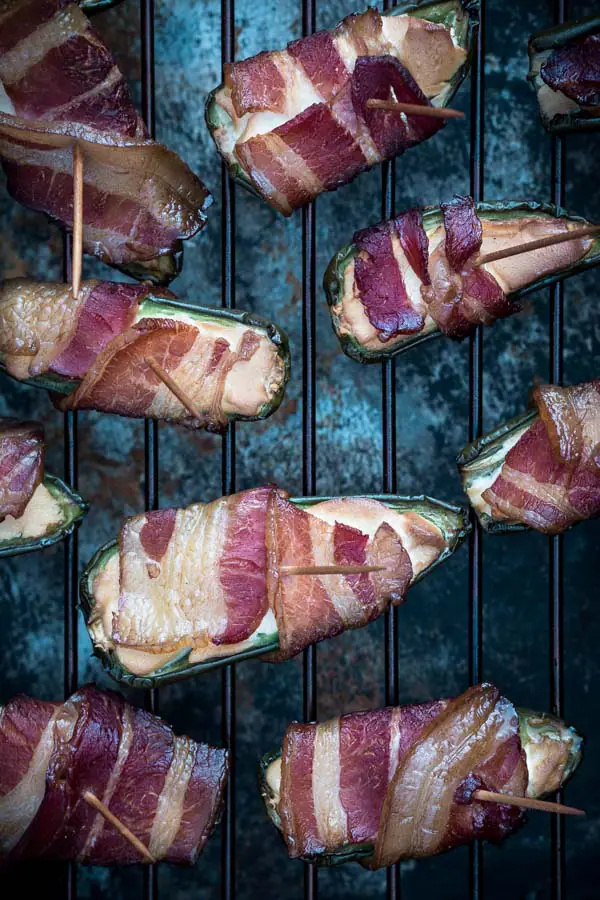 Bacon Wrapped Jalapeno Poppers - Low Carb, Keto, Gluten Free