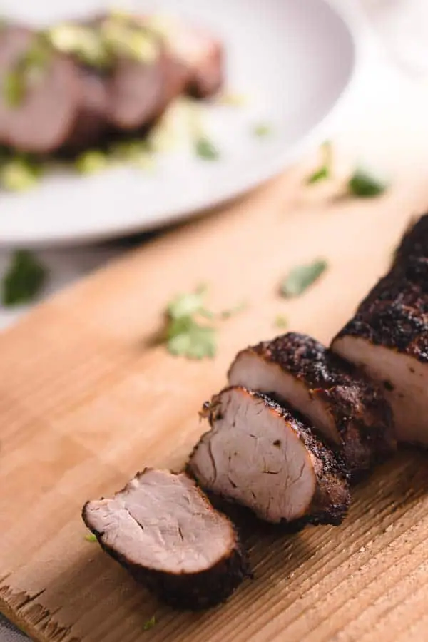 Keto Pork Recipes - Pork Tenderloin Smoked with Low Carb Dry Rub