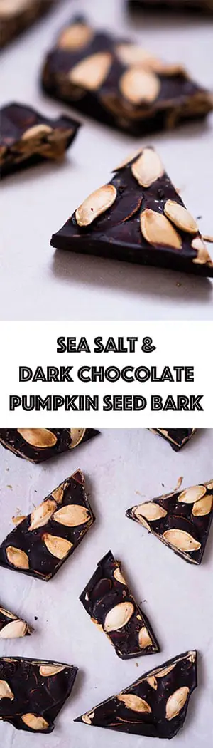 Dark Chocolate & Sea Salt Pumpkin Seed Bark - Low Carb, Keto Friendly, Gluten-Free
