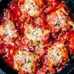 Chicken Meatballs Stuffed with Provolone Recipe - Gluten-Free, Low Carb, Keto Friendly, Crock Pot