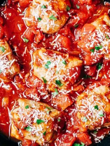Chicken Meatballs Stuffed with Provolone Recipe - Gluten-Free, Low Carb, Keto Friendly, Crock Pot