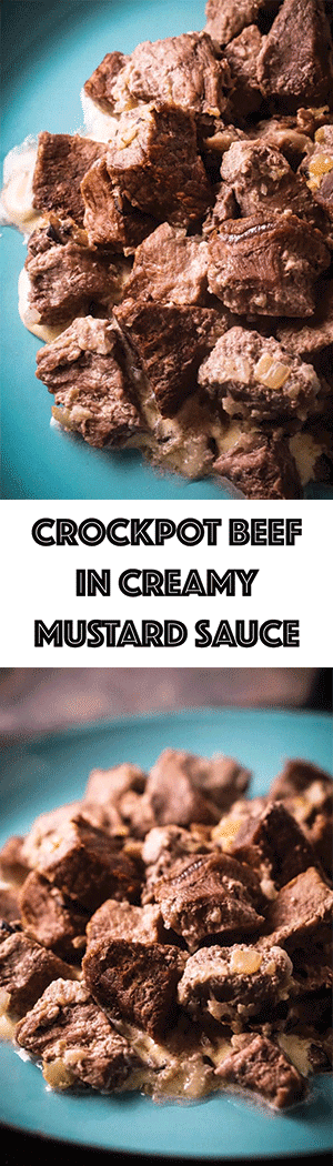 Crockpot Beef Chuck Roast in Creamy Mustard Sauce - Low Carb, Keto Friendly, Gluten-Free