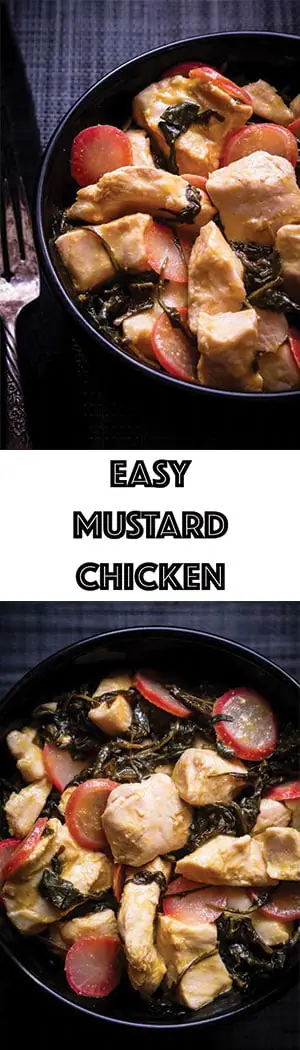 Easy Mustard Chicken Recipe - 15 Minute Dinner, Low Carb, Keto Friendly