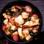 Easy Mustard Chicken with Radish & Greens Recipe - Low Carb, Keto, Dairy-free