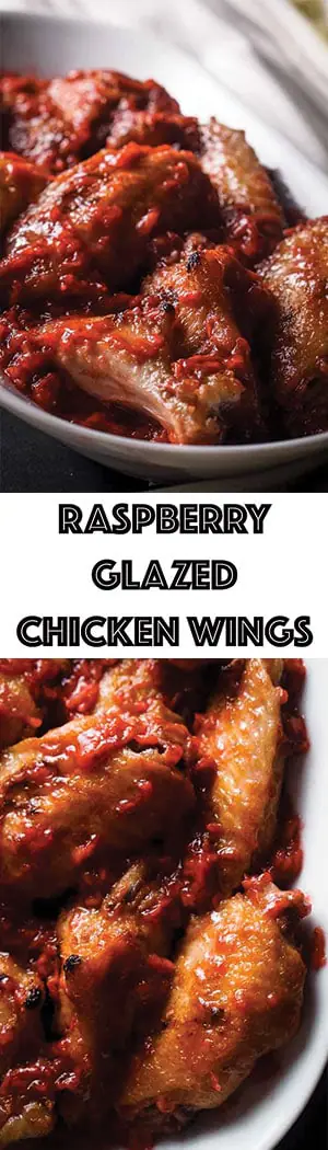 Raspberry Glazed Chicken Wings Recipe - Low Carb, Keto Friendly, Gluten-Free, Dairy-Free