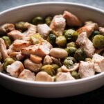 Roasted Turkey Breast Recipe with Mushrooms & Brussels Sprouts - Low Carb, Keto Friendly, Comfort Food