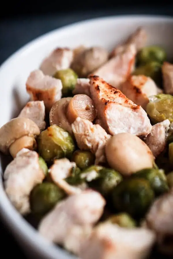 How do you cook a turkey breast? - Keto turkey, mushroom, brussels sprouts