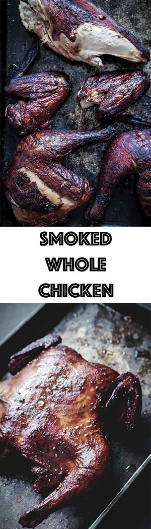 Smoked Whole Chicken Recipe without Sugar - Low Carb, Sugar Free, Keto Friendly