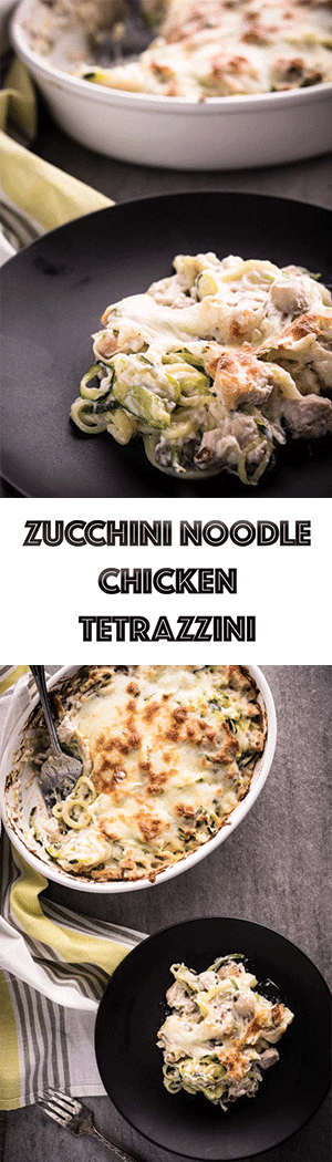 Chicken Tetrazzini with Zucchini Noodles Recipe - Low Carb, Keto Friendly, Gluten-Free