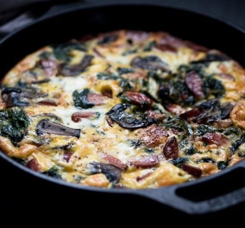 Smoked Sausage Frittata Recipe With Spinach Mushroom Ketogasm,How Many Milliliters In A Cup