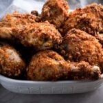 Keto Fried Chicken Recipe Baked in Oven - No Carb Chicken, Gluten Free, Dairy Free