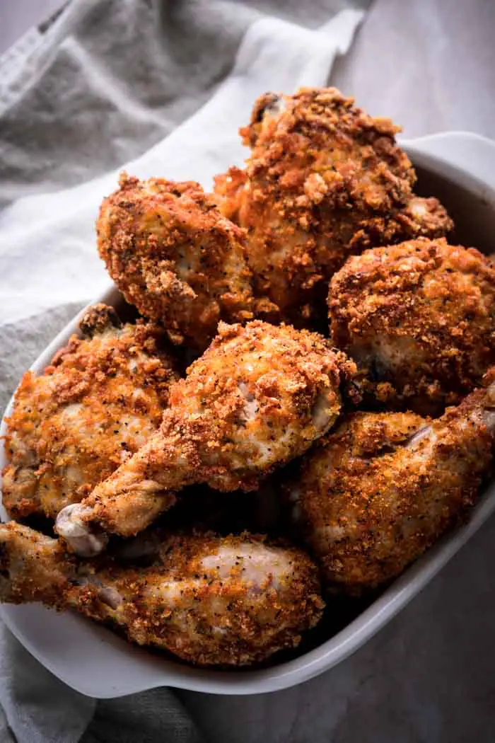 Keto Fried Chicken Recipe Baked in Oven - KETOGASM