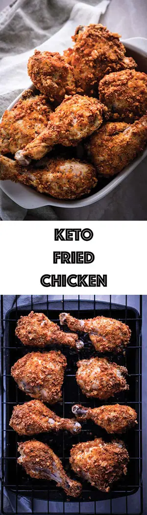Low Carb Keto Fried Chicken Recipe - Gluten Free, Dairy Free