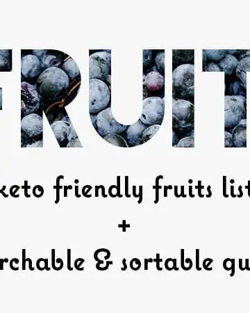 Low Carb Fruits List: Searchable Guide to Carbs in Fruit