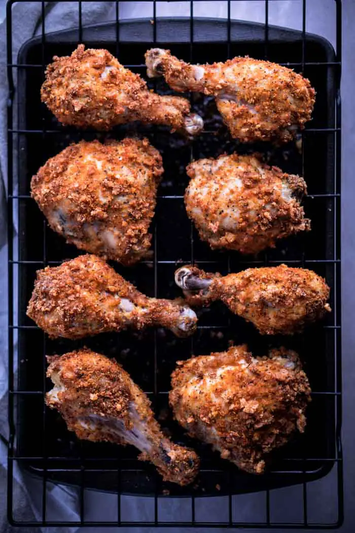 Low Carb Keto Oven-Fried Chicken Recipe - Gluten Free, Dairy Free