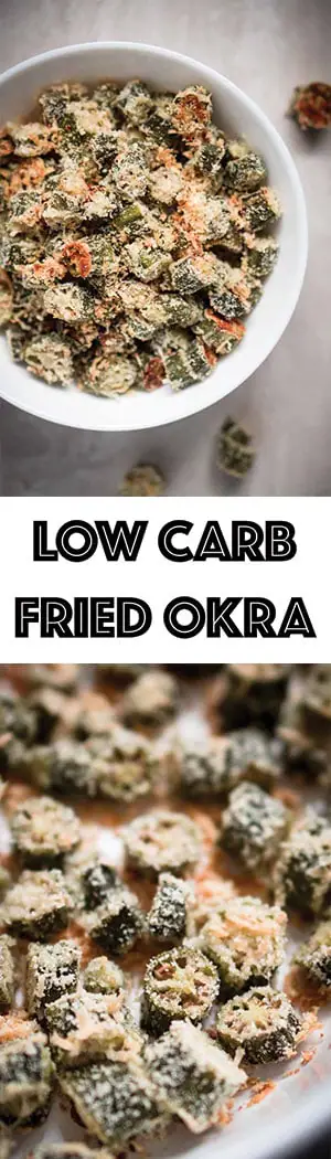 Low Carb Keto Oven Fried Okra Recipe - Gluten Free!