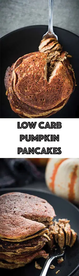 Keto Low Carb Pumpkin Pancakes - Gluten Free