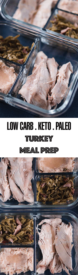 Low Carb Turkey Meal Prep - Healthy Keto & Paleo Leftover Ideas