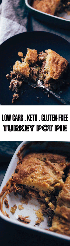 Low Carb Turkey Pot Pie Recipe with Almond Flour