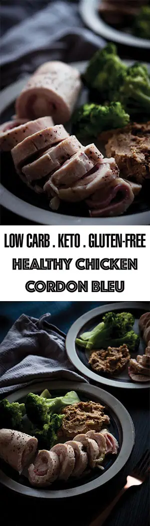 Super Easy Healthy Chicken Cordon Bleu - Low Carb, Keto, Gluten-Free, Sous Vide!