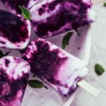 Low Carb Keto Popsicles - Blueberry Coconut Popsicles