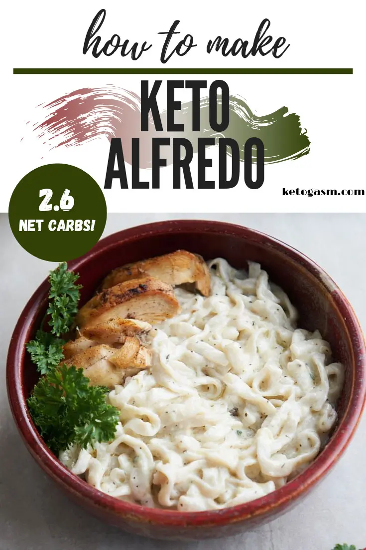 Low carb chicken alfredo