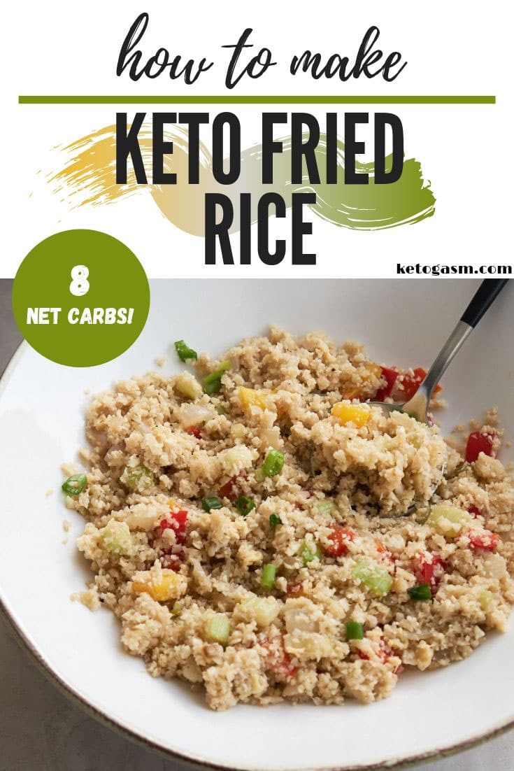 Keto fried rice